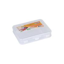 Kit C/6 Estojo Multiuso Transparente Duplo Grande BRASAMI Kit C/6 Estojo Multiuso Transparente Duplo Grande BRASAMI
