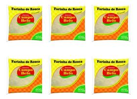 Kit C/6 Farinha De Rosca Campo Belo 500g Kit C/6 Farinha De Rosca Campo Belo 500g