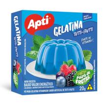 Kit c/ 6 Gelatina Apti 20g Tutti Frutti