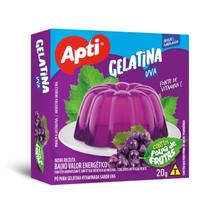Kit c/ 6 Gelatina Apti Uva 20g Kit c/ 6 Gelatina Apti Uva 20g