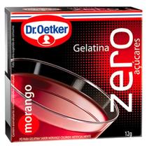 Kit c/ 6 Gelatina Zero de Morango Dr.Oetker 12g Kit c/ 6 Gelatina Zero de Morango Dr.Oetker 12g
