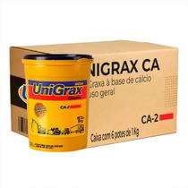 Kit C/ 6 Graxa Castanha Unigrax Para Chassis Ca-2 1kg Ingrax