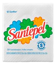 Kit c/ 6 Guardanapo de Papel Folha Simples Santepel 50un