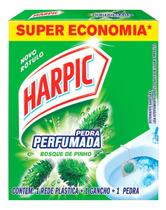 Kit c/ 6 Harpic Pedra Perfumada detergente sanitario bosque