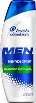 Kit c/ 6 Head & Shoulders Shampoo Men Menthol Sport 400 ml