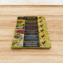 Kit C/6 Incenso da Riqueza Algodão, Lavanda, Orquidea, Ouro,