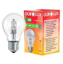 Kit c/ 6 Lampada Halogena H100 E27 70W 127V 2800K OUROLUX