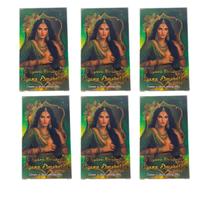 KIT c/6 Legitimo Baralho Cigana Esmeralda 36 Cartas Manual