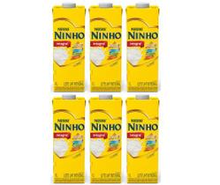 Kit c/6 Leite Ninho Integral Nestle 1L