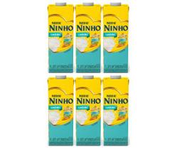 Kit c/6 Leite Ninho Semidesnatado Levinho Nestle 1L