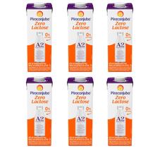 Kit C/6 Leite Piracanjuba Semidesnatado A2 Zero Lactose 1l