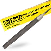Kit C/ 6 Lima Meia Cana Bastarda 12 Pol Beltools