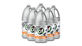 Kit c/ 6 Limpador Desengordurante Cif Profissional 2 Litros