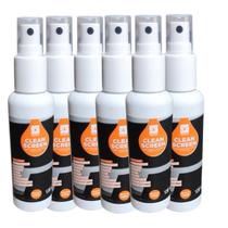 Kit C/6 Limpadores De Monitores Clean Screen 120ml Spartan