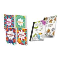 Kit c/ 6 Livros De Colorir - Mandalas Arteterapia Antiestresse