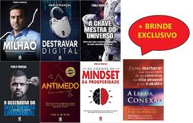 Kit C/6 Livros Pablo Marçal- Antimedo, Os Códigos do Milhão, Destravar da Inteligência e mais!