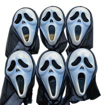 kit c/6 Máscaras Facial Pânico Halloween carnaval plástico kit c/6 Máscaras Facial Pânico Halloween carnaval plástico