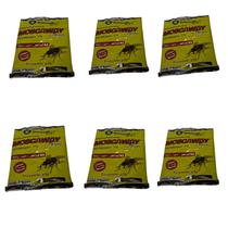 Kit C/6 Mata Mosca Varejeira Moscaway Quimiway Isca 25g
