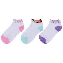Kit c/ 6 Meia Feminina Adulto Sapatilha com Punho Desenhado Bruna Lian