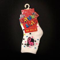 Kit c/ 6 Meia Recém Nascido Bebê Menina Bruna Lian