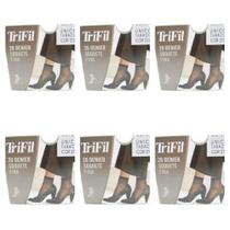 Kit c/6 Meia Soquete Trifil Tabaco