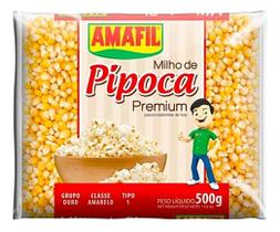Kit c/ 6 Milho de Pipoca Amafil 500g