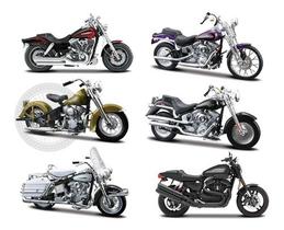 Kit C/6 Miniaturas Harley Davidson Series 29 Maisto 1/18