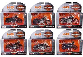 Kit C/6 Miniaturas Harley Davidson Series 41 Maisto 1/18