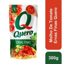 Kit c/ 6 Molho De Tomate Ervas Finas 300g Quero