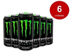 Kit C/ 6 Monster Energy Pack Energético 473ml (sabores)