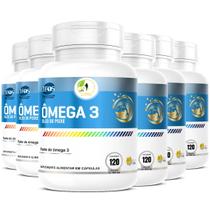 KIT C/6 Ômega 3 EPA DHA IFOS 120 Cáps 1000mg Fits Life KIT C/6 Ômega 3 EPA DHA IFOS 120 Cáps 1000mg Fits Life