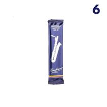 Kit c/ 6 palhetas tradicional n.2 p/sax baritono sr242 vandoren Kit c/ 6 palhetas tradicional n.2 p/sax baritono sr242 vandoren