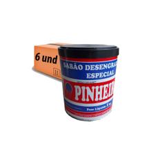 Kit C/6 Pasta P/ Lavar Mãos Sabão Desengraxante Pinheiro Ori Kit C/6 Pasta P/ Lavar Mãos Sabão Desengraxante Pinheiro Ori
