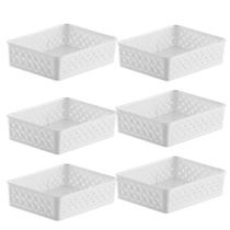 kit c/6 pçs cesto rattam 34x25x6,5cm kit c/6 pçs cesto rattam 34x25x6,5cm