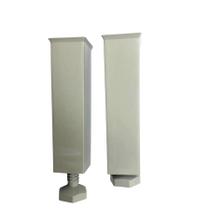 Kit c/ 6 Pés para Móveis Armário Cozinha com regulagem de 17 a 19cm e Parafusos