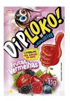 Kit c/ 6 Pirulito Dip Loko Po Explode Na Boca 11g Frutas