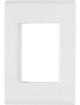 Kit c/ 6 Placa 4x2 Com Suporte 3 Postos Branca Tramontina Kit c/ 6 Placa 4x2 Com Suporte 3 Postos Branca Tramontina