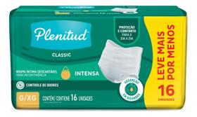 Kit c/ 6 Plenitud Classic roupa intima para incontinencia