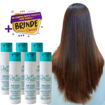 Kit C/6 Portier Top Coat Queratina em Gel 60ml Original Kit C/6 Portier Top Coat Queratina em Gel 60ml Original