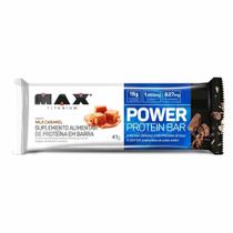 Kit c/ 6 Power Protein Bar 41G - Milk Caramel - Max Titanium