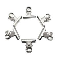 Kit c/ 6 Presilhas 22mm Metal Curvatura C Unhas Gel