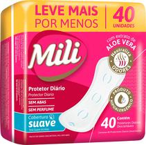 Kit c/ 6 Protetor Diario Aloe Vera Neutraliza Odor Sem Abas