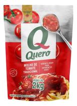 Kit c/ 6 Quero Molho de Tomate tradicional sache 2kg