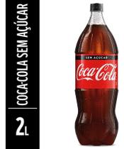 Kit c/ 6 Refrigerante Coca-Cola sem Acucar Pet 2 Litros