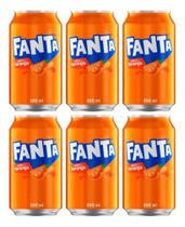 Kit C/6 Refrigerante Fanta Laranja 350ml Kit C/6 Refrigerante Fanta Laranja 350ml