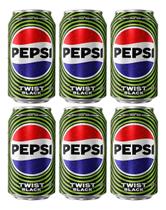 Kit C/6 Refrigerante Pepsi Twist Black 350ml