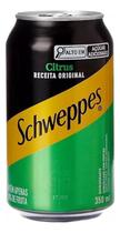 Kit c/ 6 Refrigerante Schweppes Citrus Original Lata 350ml