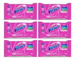 Kit C/6 Sabão Em Barra Tira Manchas Vanish 75g