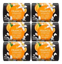 Kit C/6 Sabonete Barra Francis Flor De Laranjeiras 85g