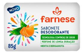 Kit c/ 6 Sabonete Desodorante Menta E Bergamota 85g Farnese